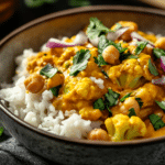 Cauliflower Curry with Chickpeas