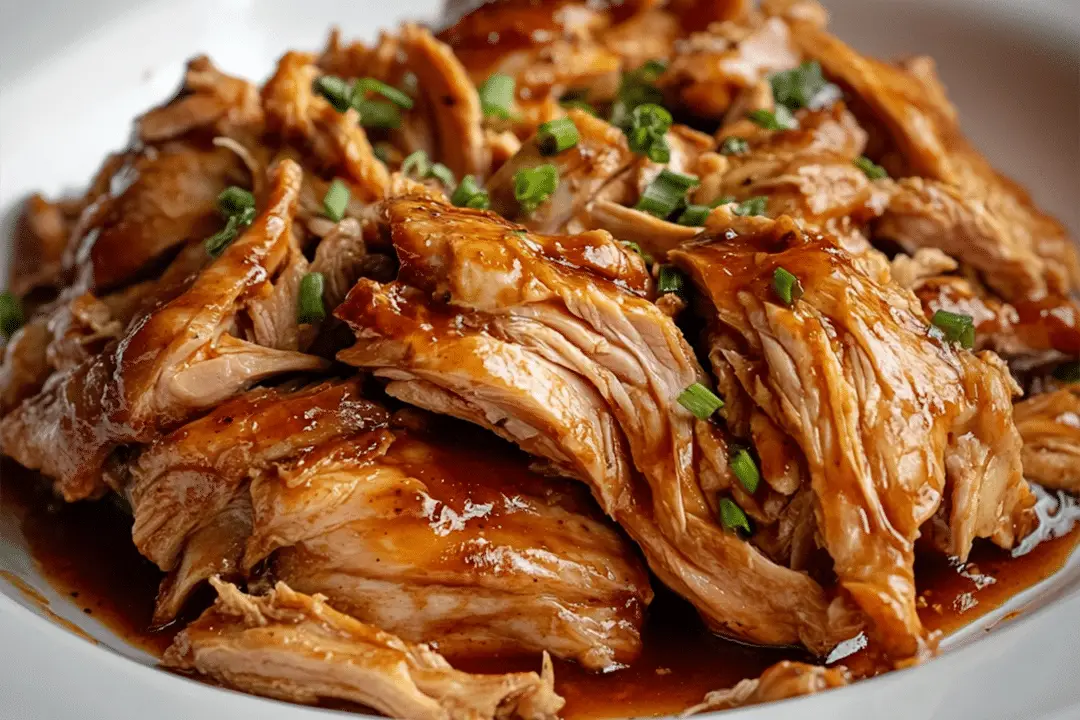 Pulled Instant Pot BBQ Chicken
