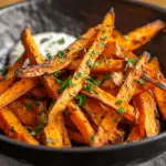 Baked Sweet Potato Fries with Turmeric