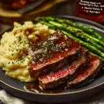 Bavette Steak with Garlic Sauce