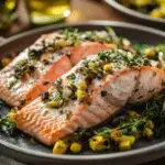 Sheet Pan Lemon Herb Roasted Salmon