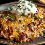 Ground Chicken Taco Casserole