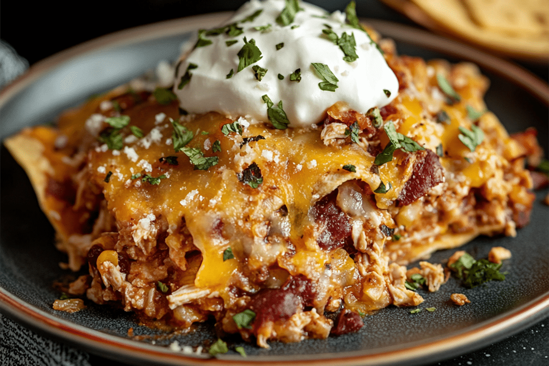 Ground Chicken Taco Casserole