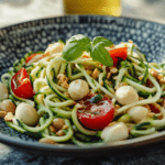 Zucchini Noodle Salad with Peanut Dressing