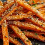 Garlic Parmesan Air Fryer Carrot Fries