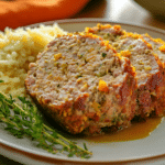 Turkey Meatloaf with Sweet Potato Glaze