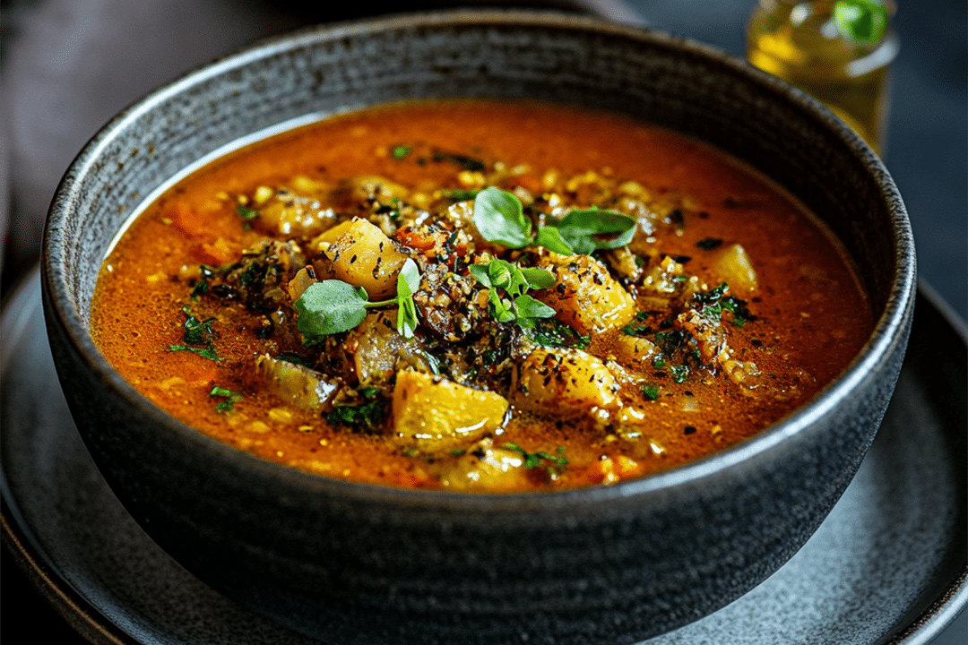 Rustic Roasted Vegetable Soup