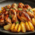 Crispy Chicken Wings & Potatoes