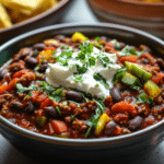 Vegetarian Chili with Black Beans