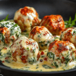 Spinach Garlic Meatballs