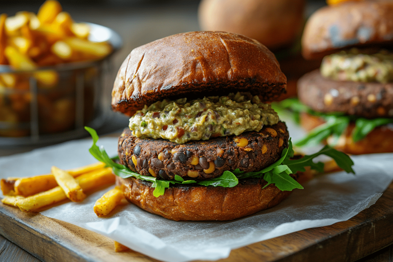 Black Bean Burgers with Chipotle Aioli