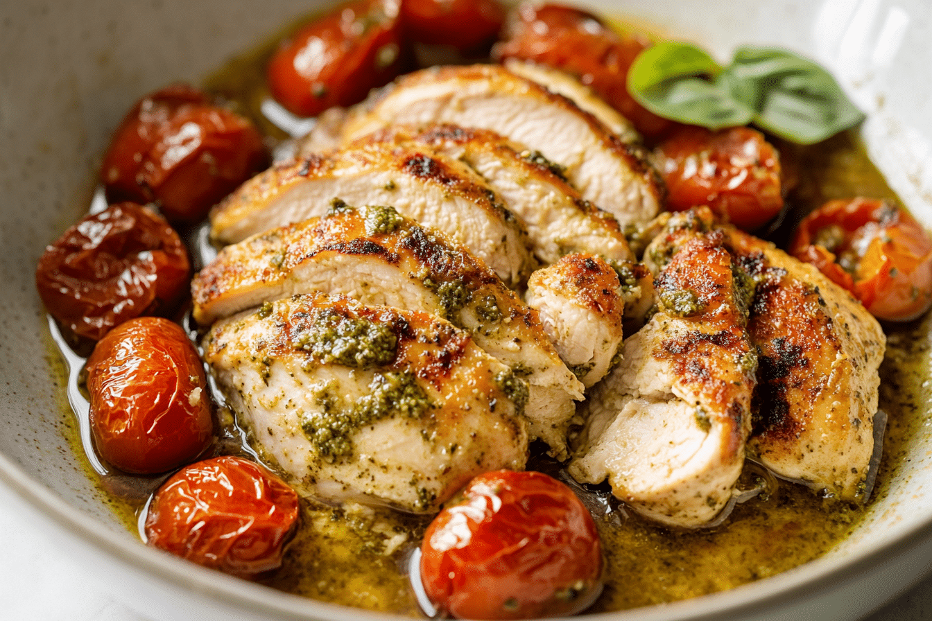 Keto Pesto Chicken