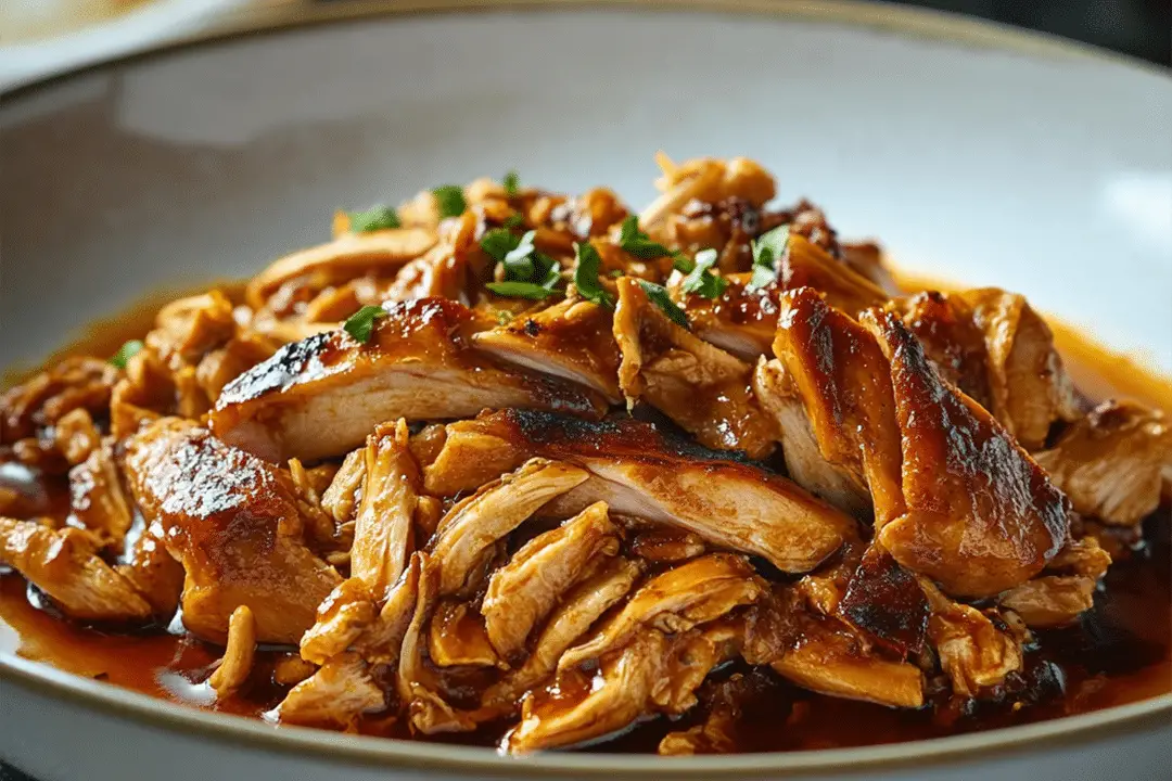 Slow Cooker BBQ Chicken Thighs