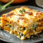 Butternut Squash Spinach Lasagna