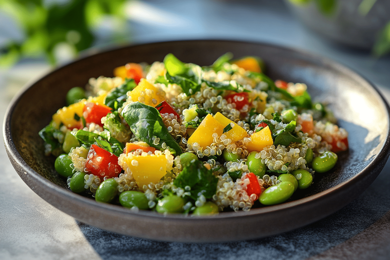 Edamame Quinoa Salad