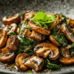 Sautéed Mushrooms & Spinach