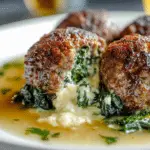 Spinach & Meatballs