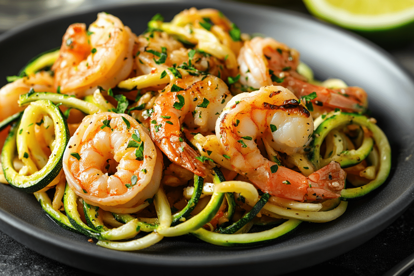 Shrimp Scampi with Zucchini Noodles
