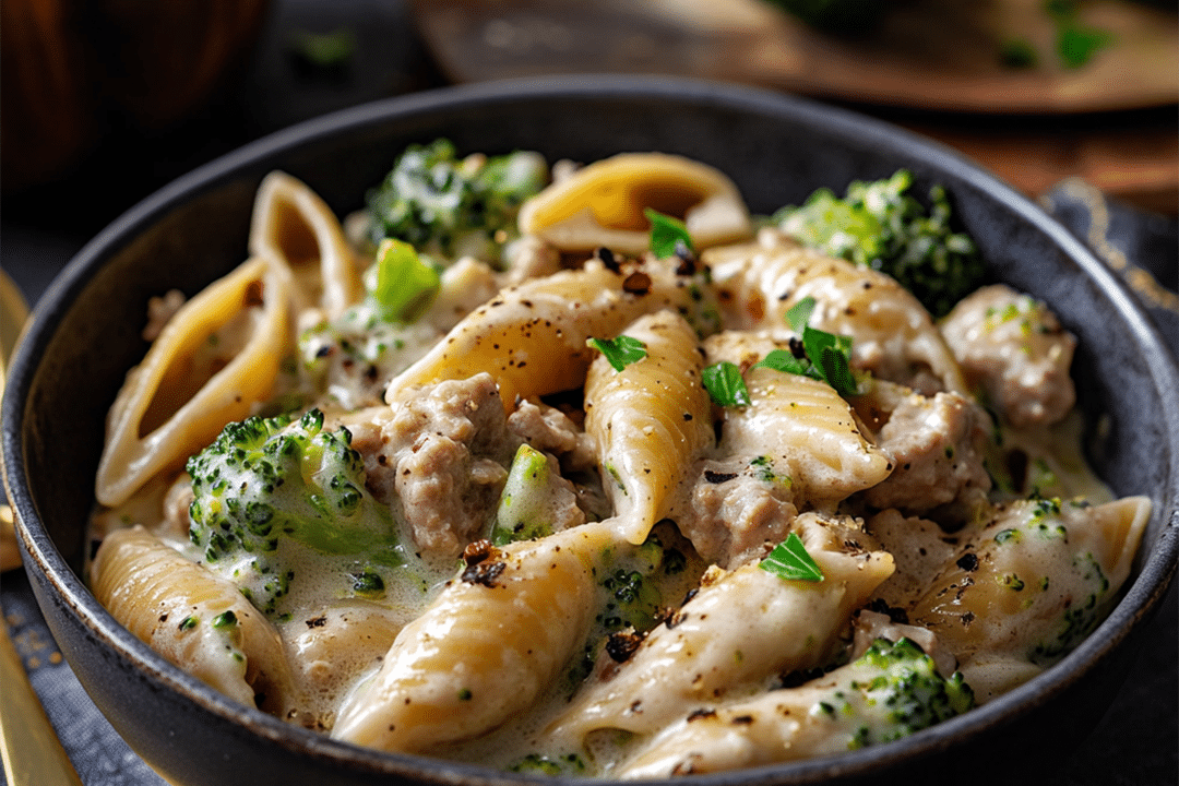 Lemon Ricotta Turkey Pasta