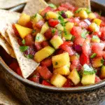 Spicy Mango Salsa & Cinnamon Chips