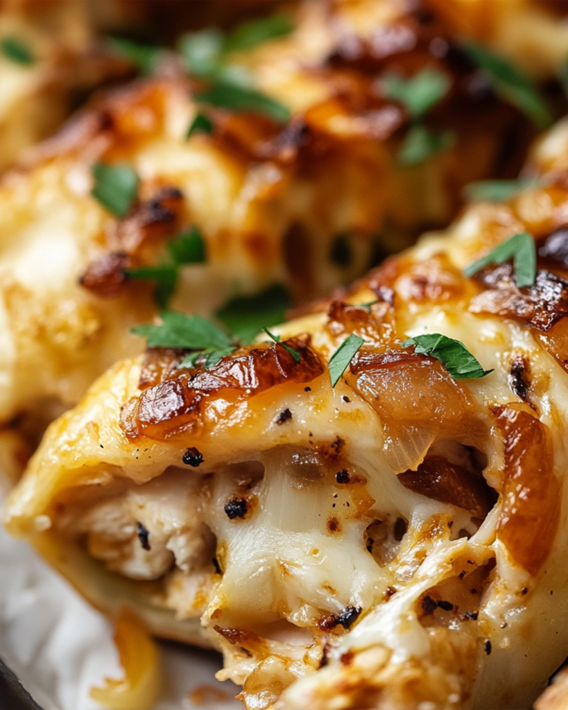 Cheesy Stuffed Chicken Rolls