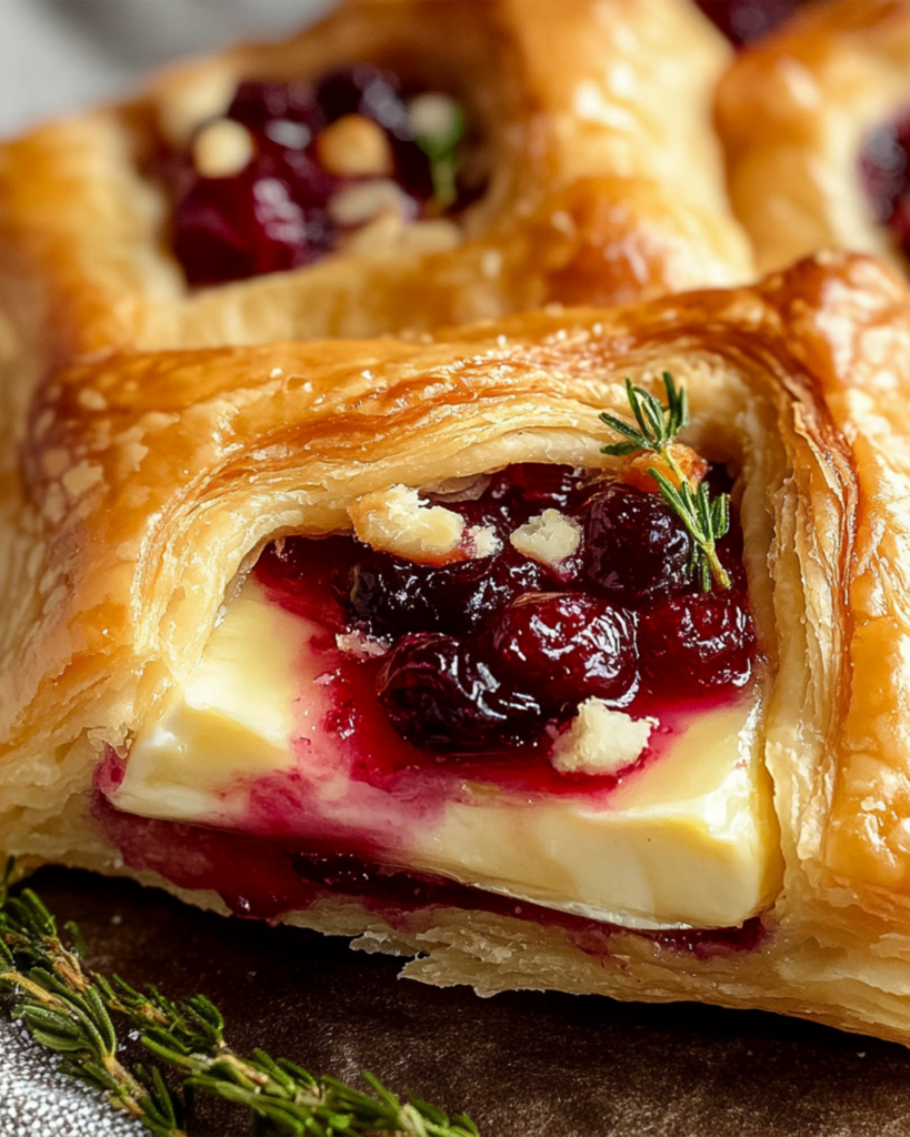 Baked Brie Cranberry Pastry