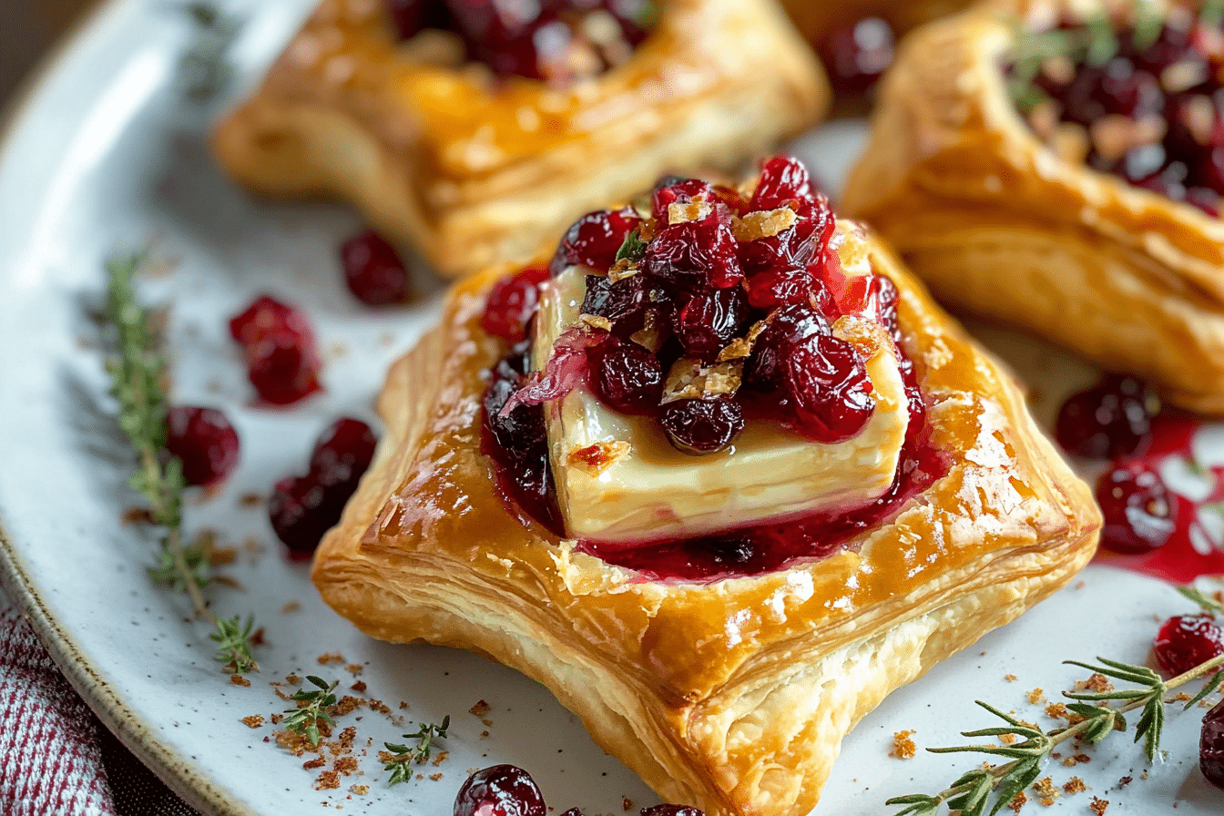 Baked Brie Cranberry Pastry