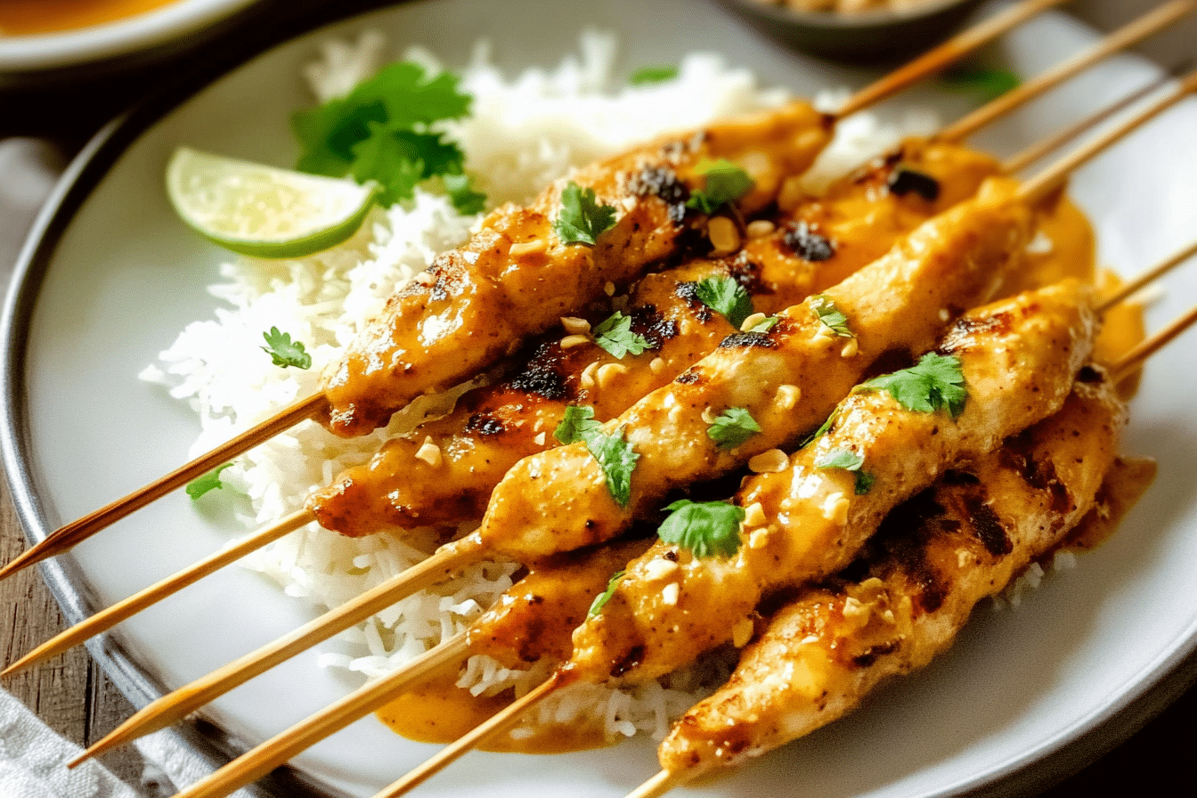 Thai Peanut Satay Chicken
