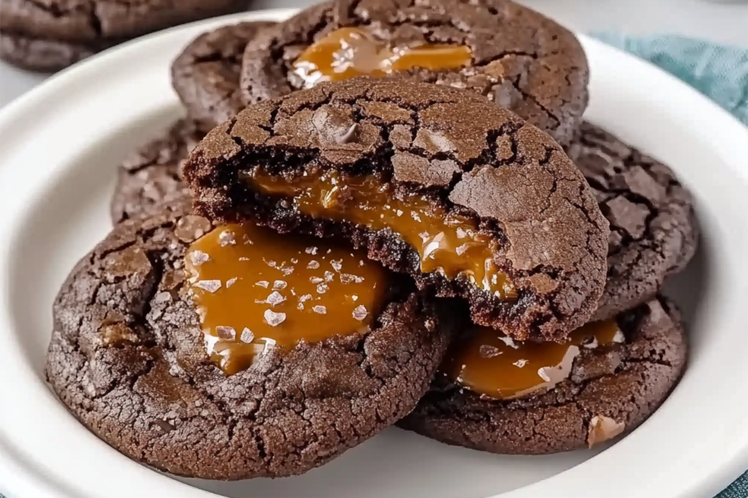 Chocolate Caramel Cookies