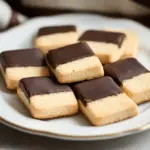 Chocolate Dipped Shortbread Cookies