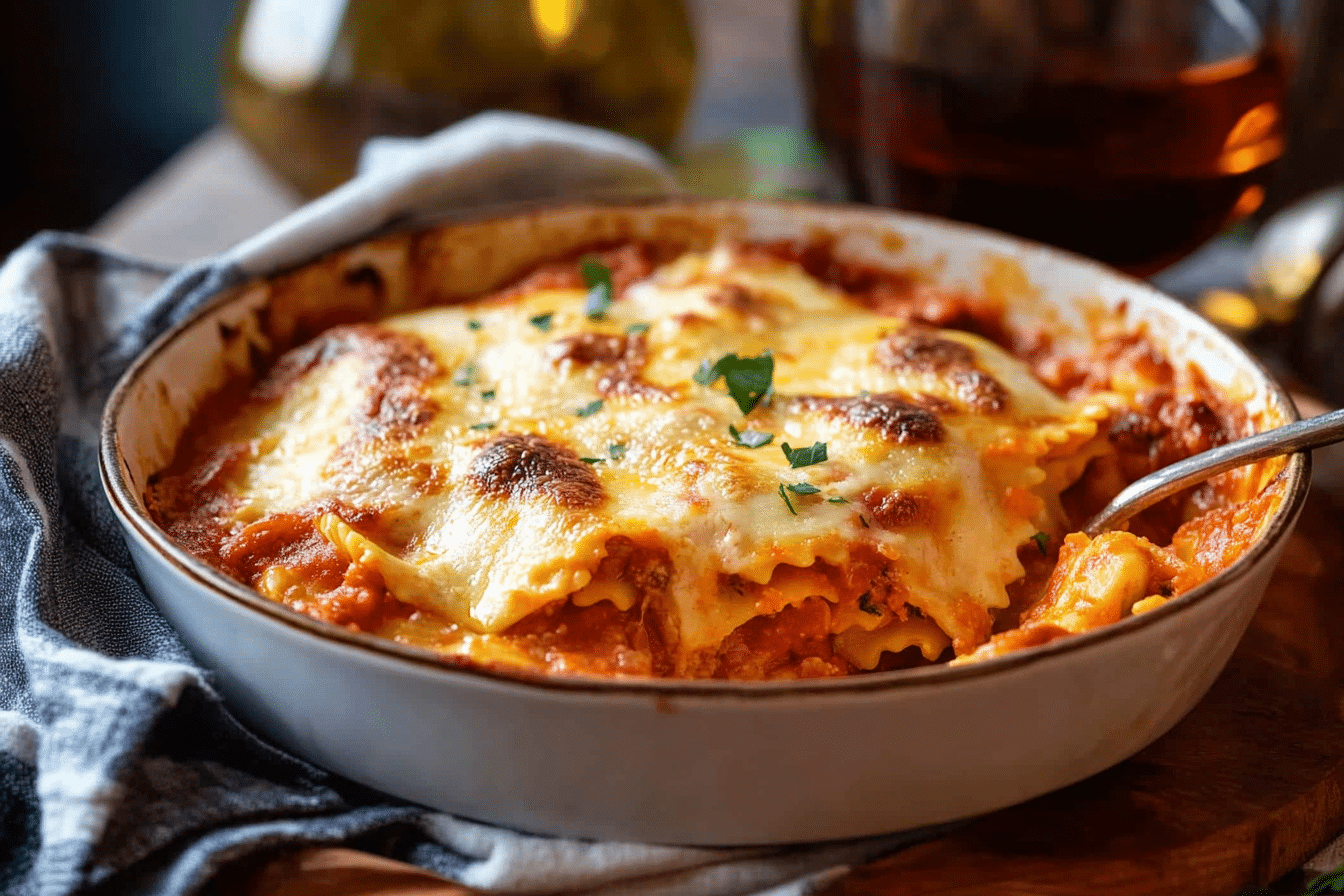 No-Boil Ravioli Casserole