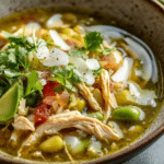 Green Chile Chicken Pozole