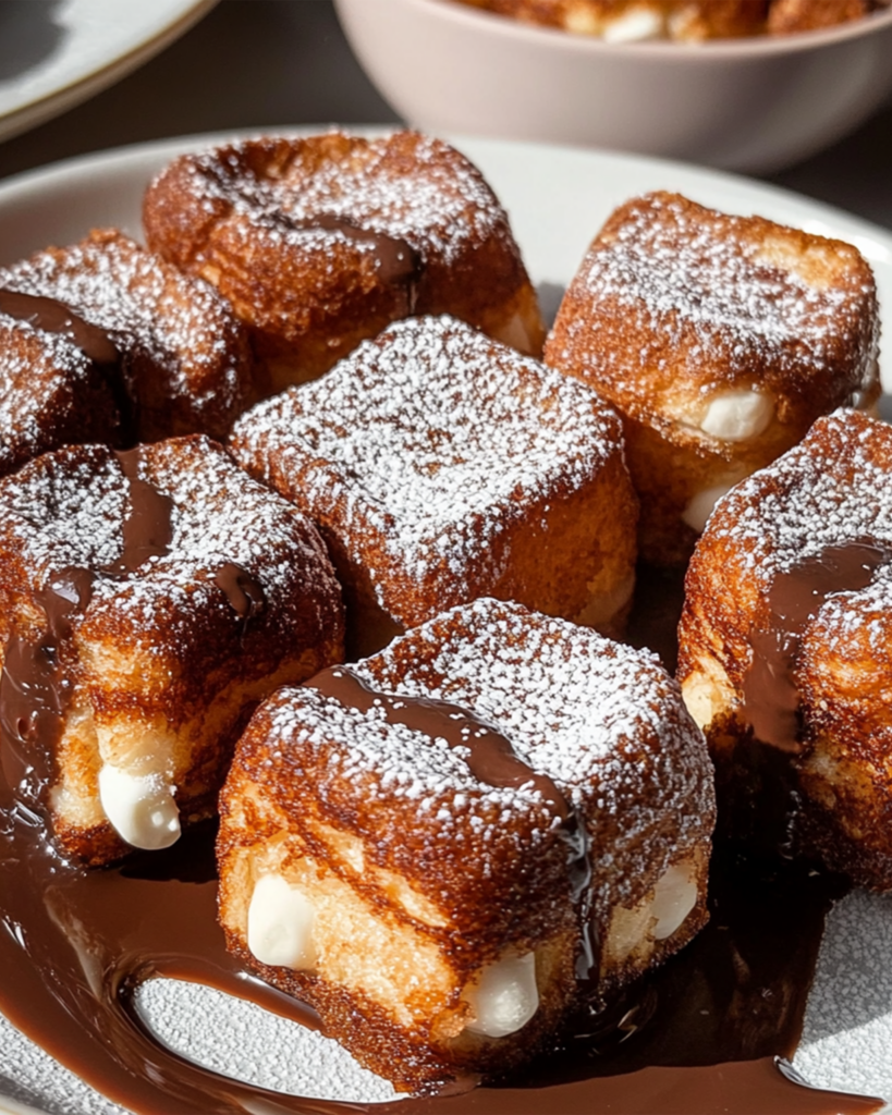 Marshmallow Hot Chocolate French Toast