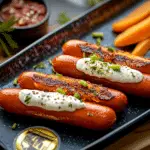 Bonfire Night Carrot Hot Dogs