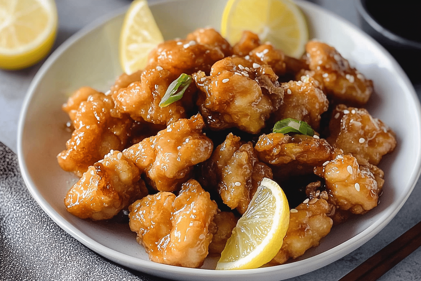 Chinese Crispy Lemon Chicken