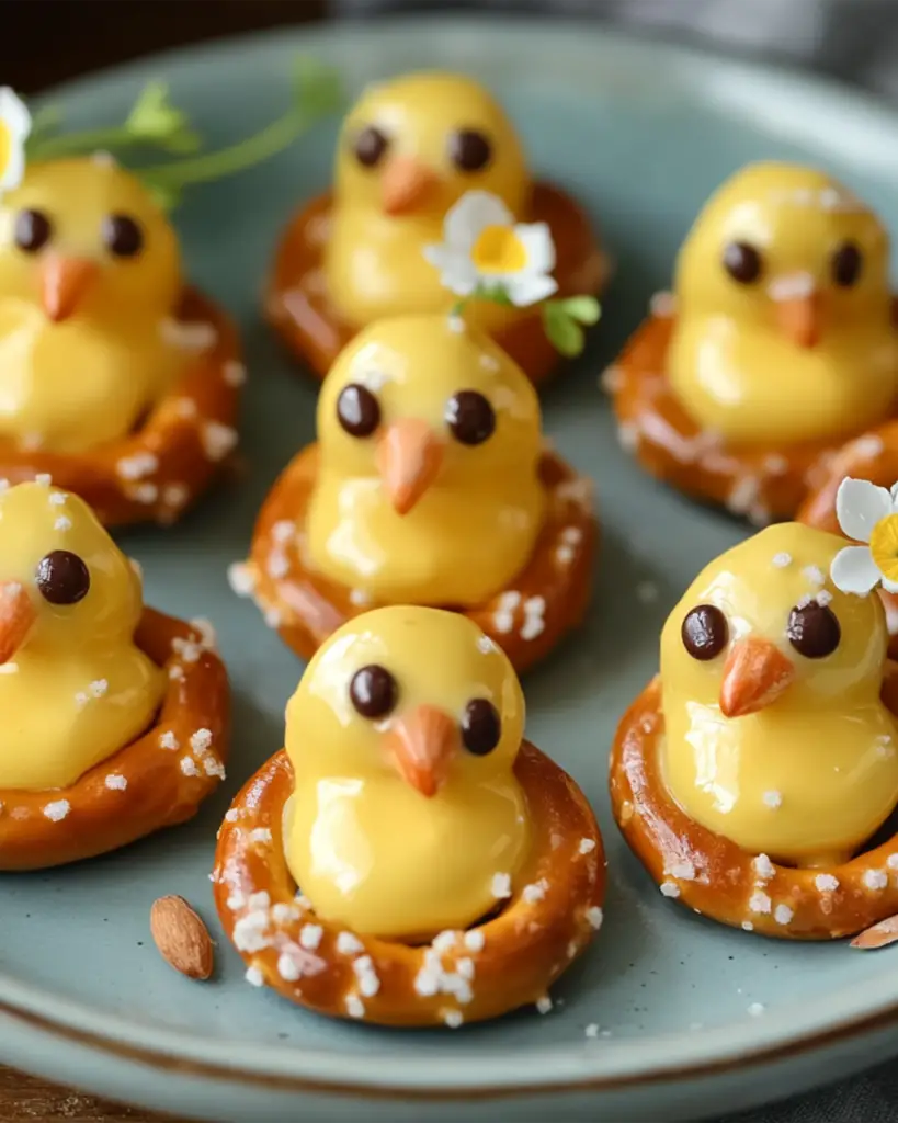 Easter Pretzel Chicks