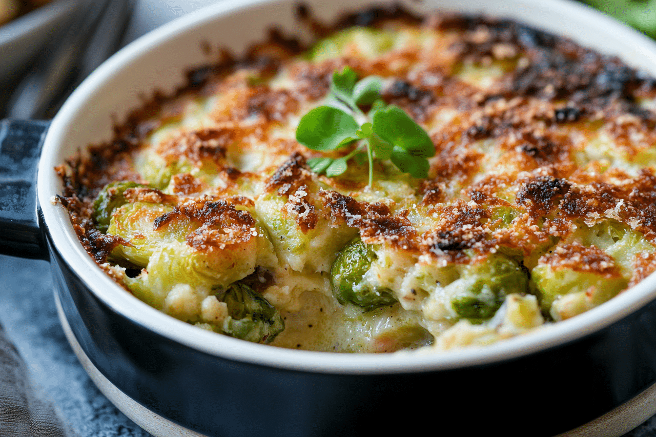 Brussels Sprouts Gratin
