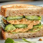 Peanut Miso Cucumber Crunch Sandwich