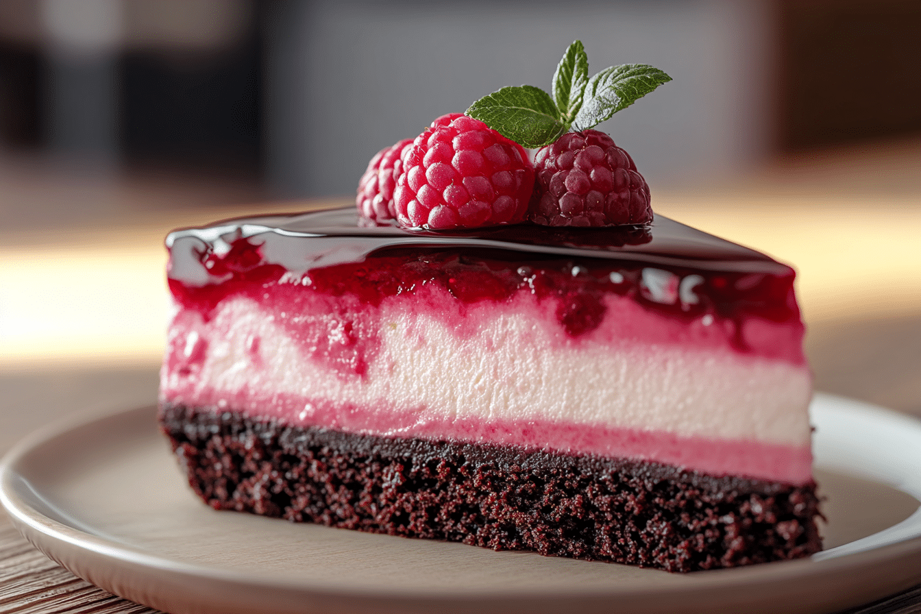 Brownie Raspberry Cheesecake