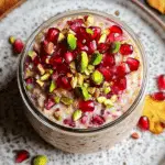 Pomegranate Pistachio Overnight Oats