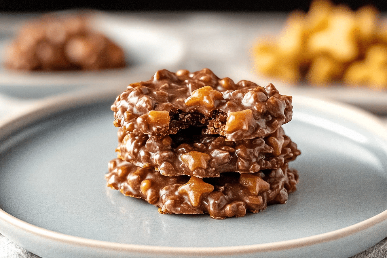 No-Bake Star Crunch Cookies