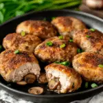 Turkey Kotlety with Mushrooms