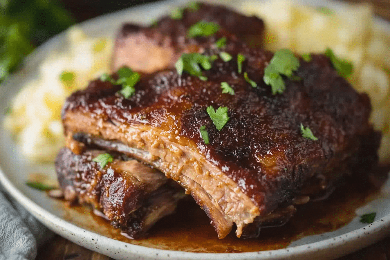 Slow Cooker Beef Ribs Recipe