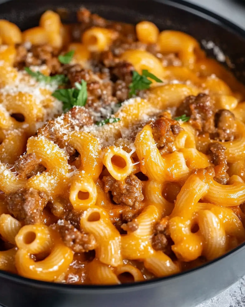 Homemade Cheeseburger Pasta