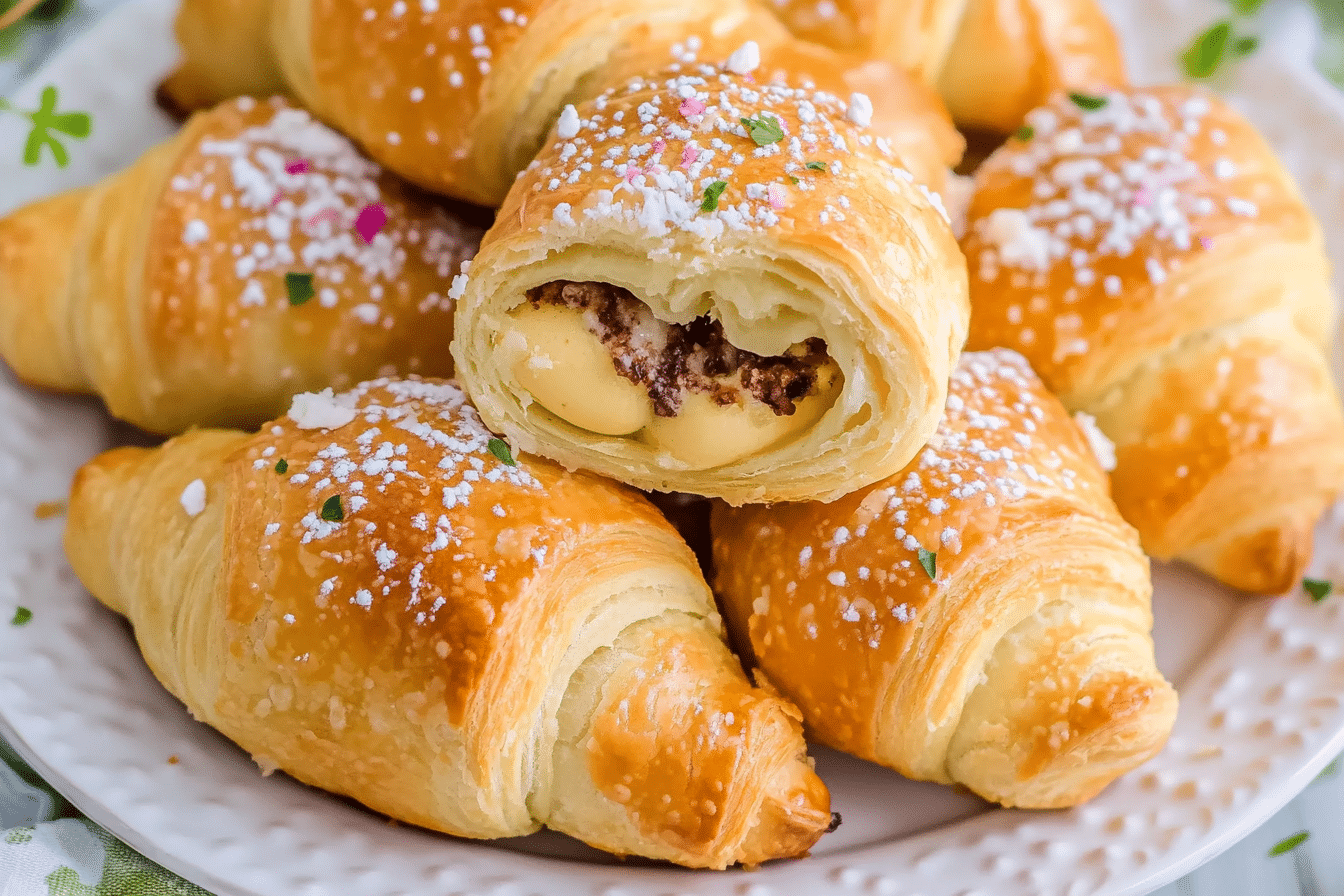 Easter Egg Stuffed Crescent Rolls