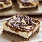 Nutella Swirl Cheesecake Bars