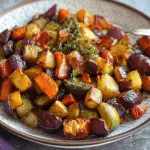 Date Syrup Glazed Roasted Veggies