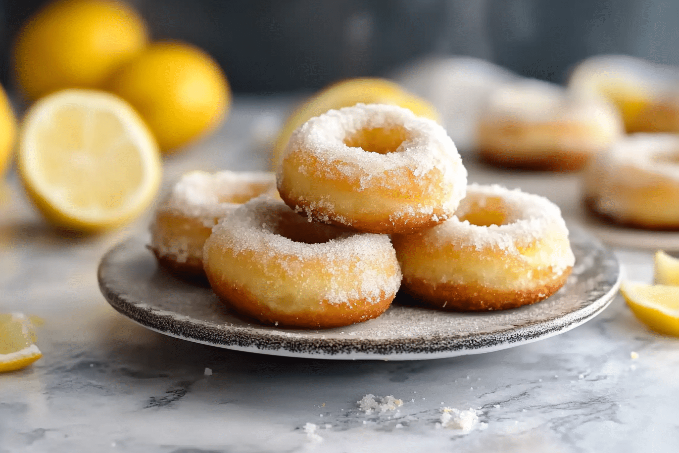 Baked Lemon Donuts