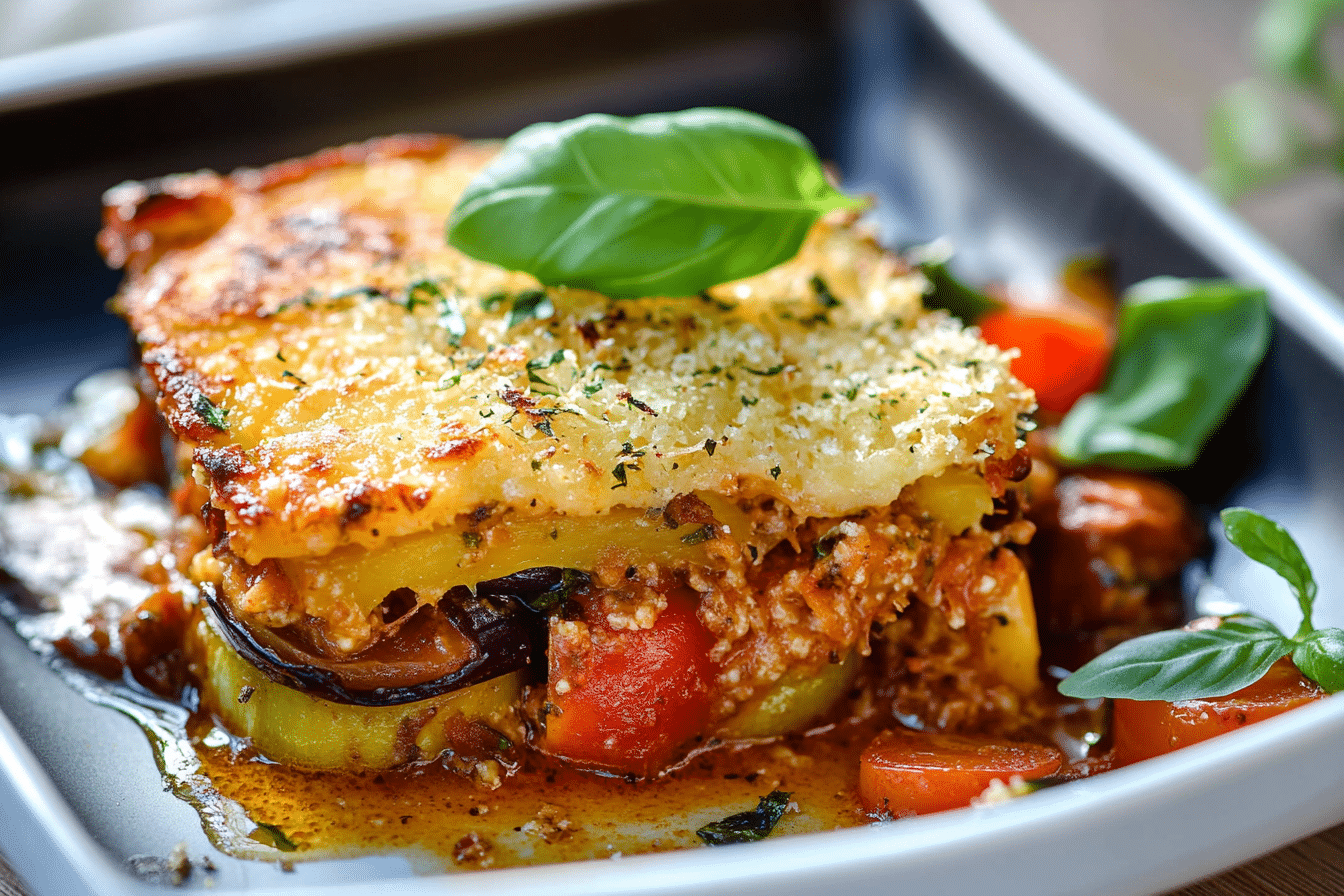 Summer Vegetable Parmigiana