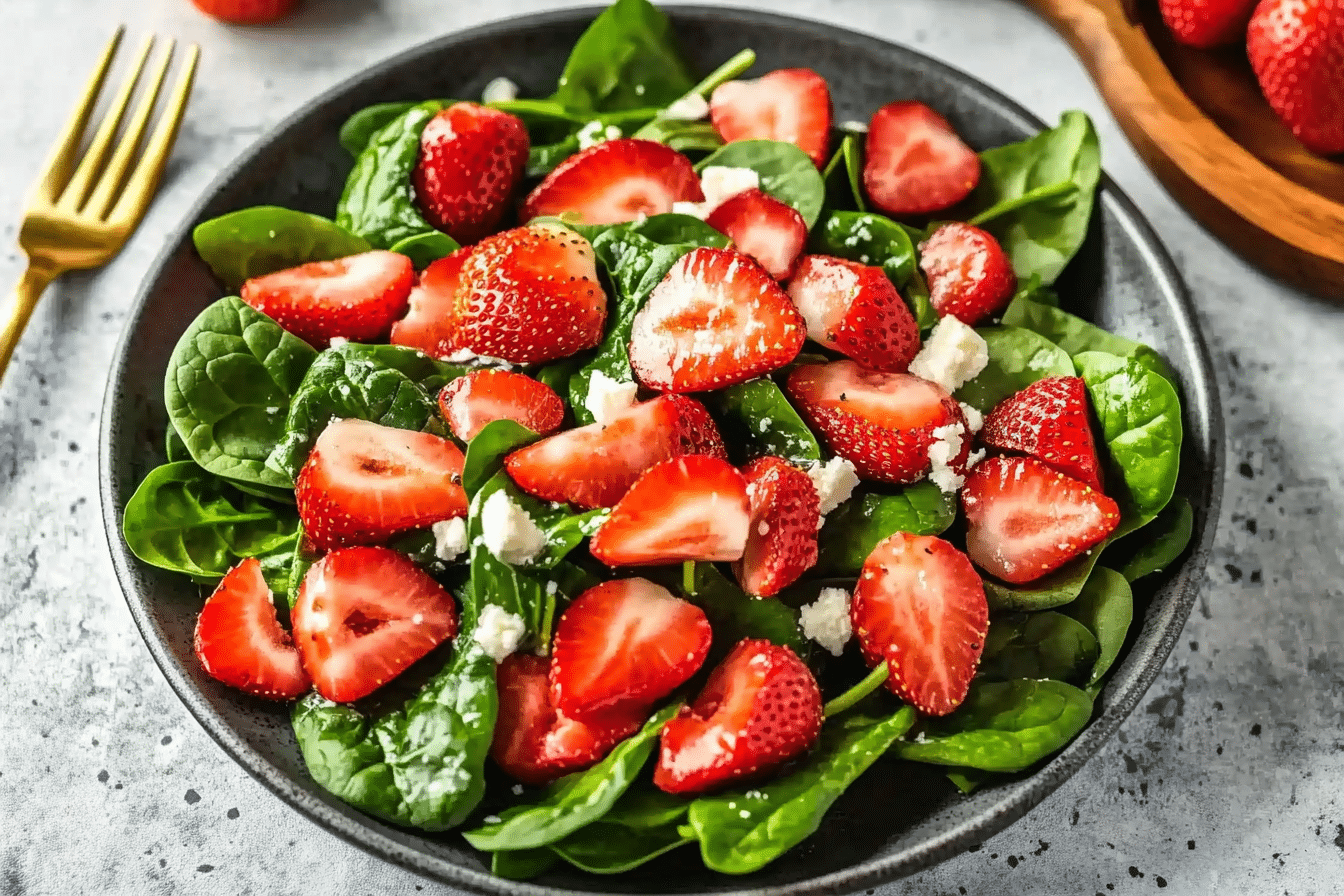 Strawberry Spinach Salad